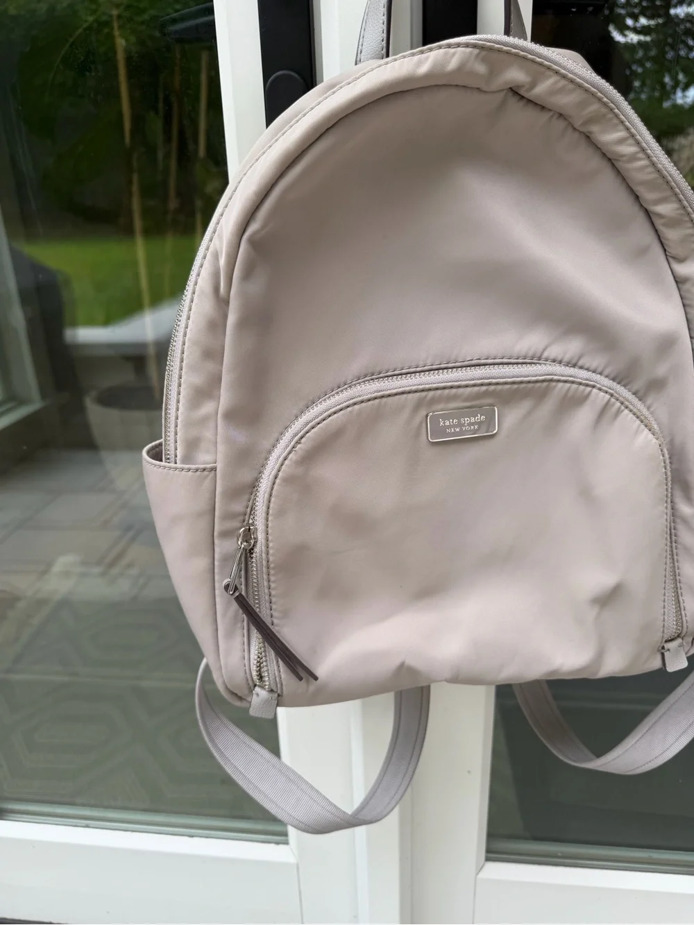 Kate Spade Light Gray Women's Backpack - Everyday Bag
